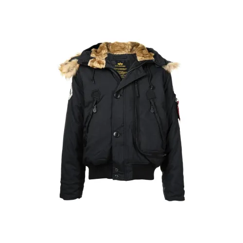 Совместный бренд Alpha Industries Черные Мужские Куртки
