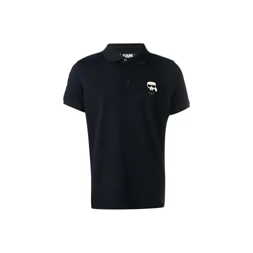 Поло Мужское KARL LAGERFELD Черное
