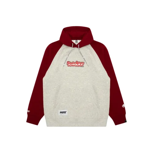 AAPE Красный BDX Мужские Свитшоты