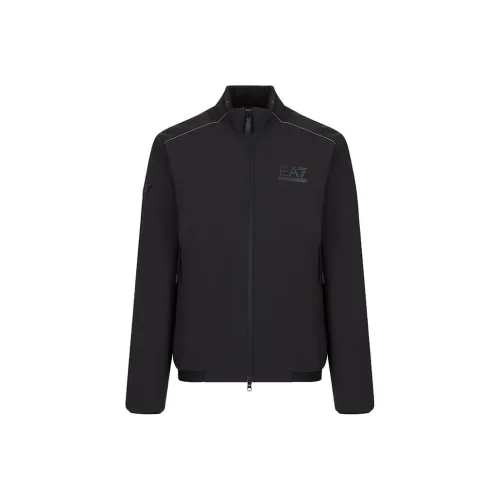 EMPORIO ARMANI EA7 FW22 Куртки и пальто Мужской Черный