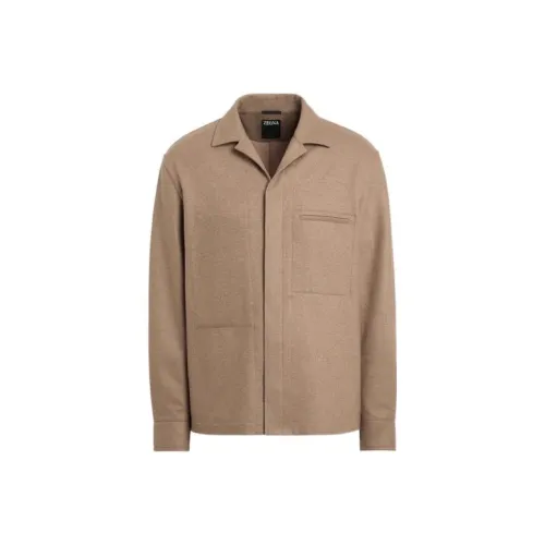 Ermenegildo Zegna CAMEL Мужские Куртки