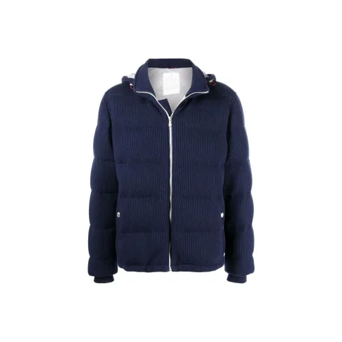 BRUNELLO CUCINELLI Темно-синий Синий Мужские Куртки