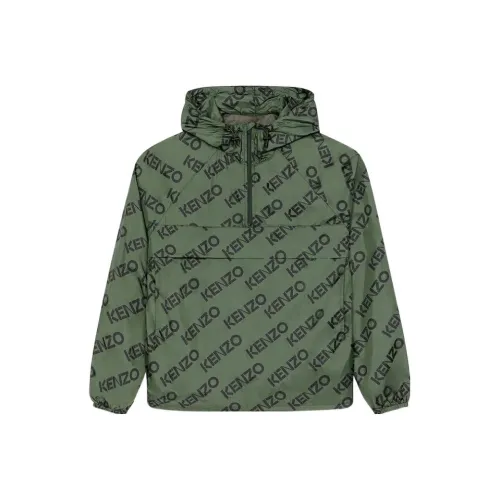 KENZO Зеленый Мужской Куртки