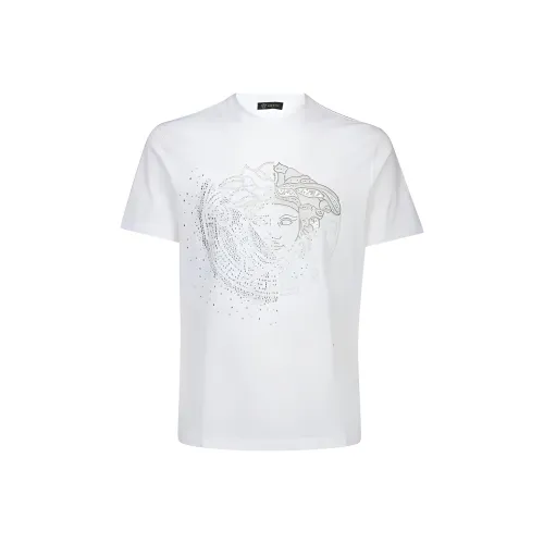 VERSACE Белые Мужские T-рубашки