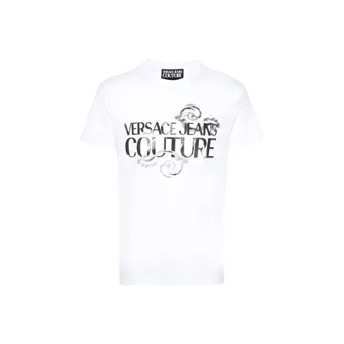 VERSACE JEANS COUTURE Белая Мужская Футболка