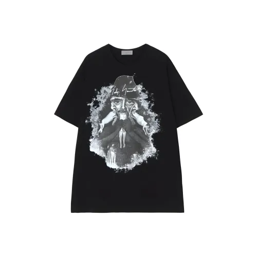 Yohji Yamamoto Черные Мужские T-Рубашки