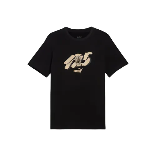 PUMA x AC Milan FTBLCULTURE FW24 T-Shirt Мужской Черный