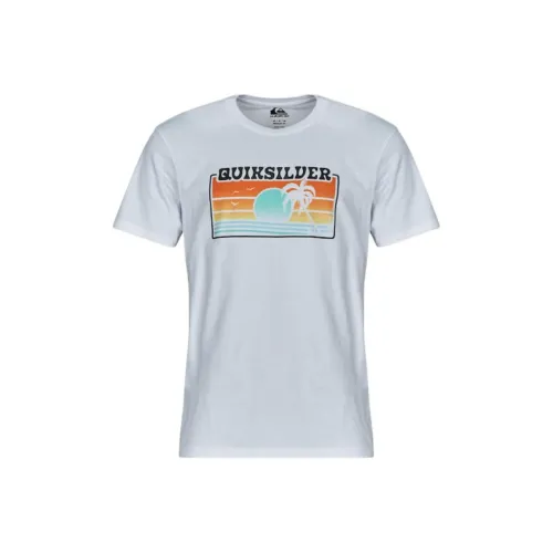 Quiksilver Белая Мужская Футболка