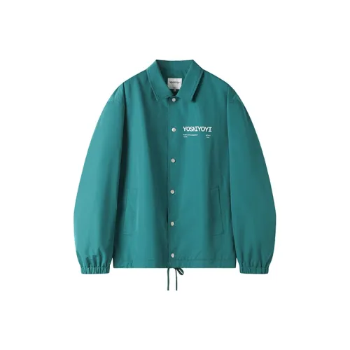 YOSHIYOYI Loose Fit Jacket Men's Green