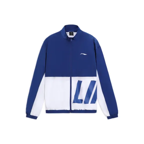 LINING Sports Life Collection Куртка Унисекс Темно-синий Сливочный