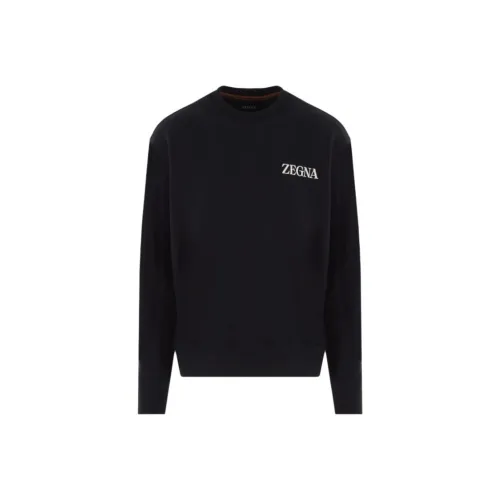 Ermenegildo Zegna Черные Мужские Толстовки