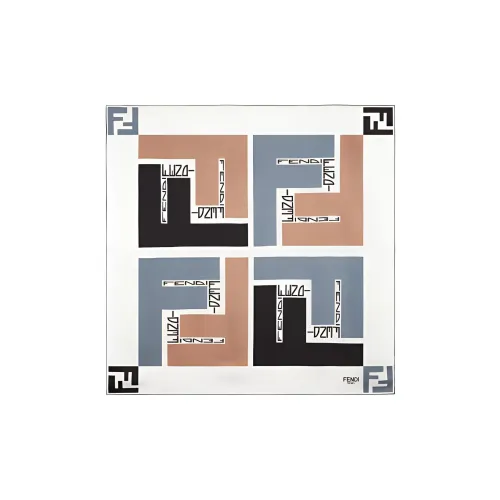 FENDI Шелковые шарфы для женщин
