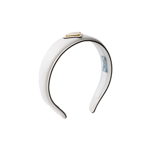PRADA Кожа Ободки для волос Женские Белые