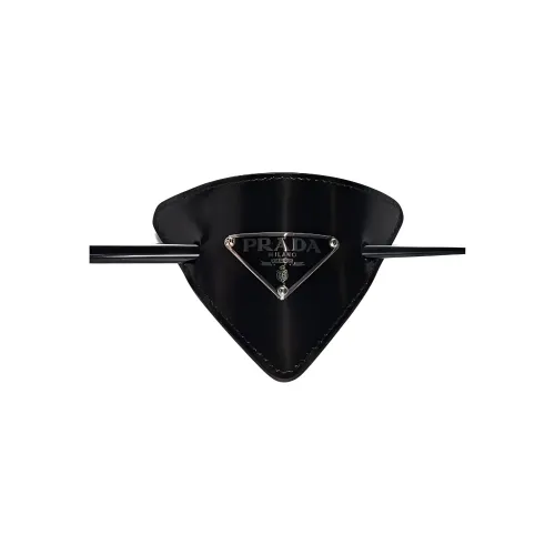 PRADA Переработанный нейлон Шпильки для волос Черный Женские