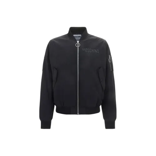 MOSCHINO Мужские черные куртки