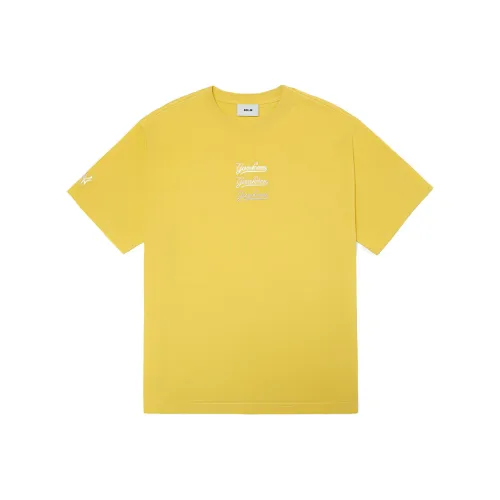 Футболка MLB Base Logo T Унисекс Горчично-желтая