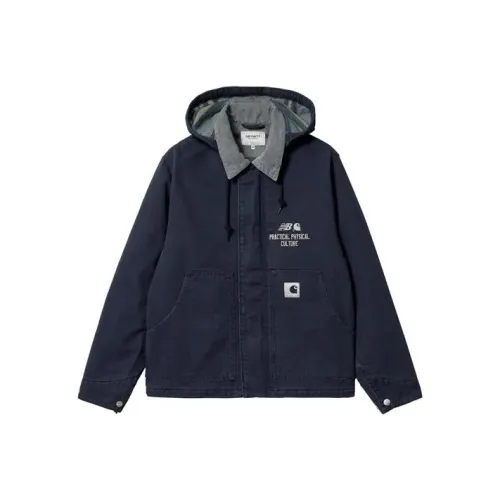 New Balance x Carhartt WIP Темно-синие мужские куртки