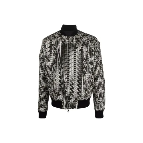 BALMAIN Мужские черные куртки