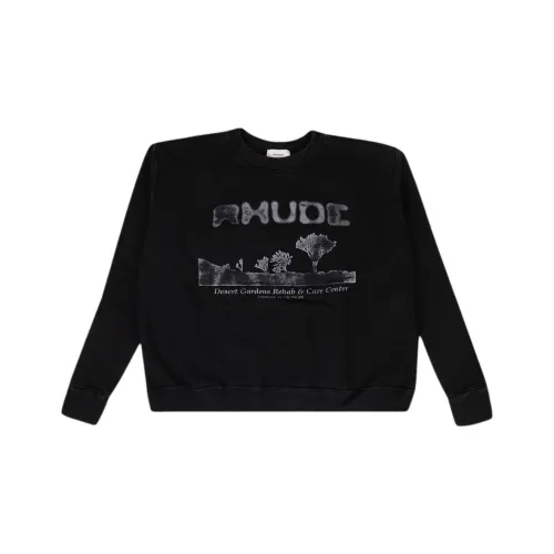 RHUDE Черные Мужские Свитшоты
