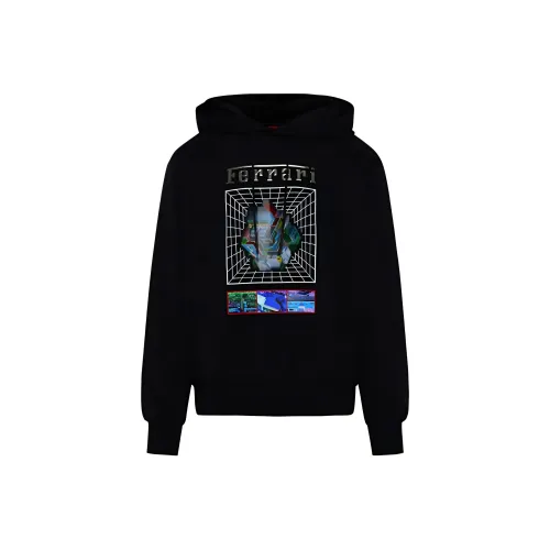 Ferrari Черные Мужские Толстовки