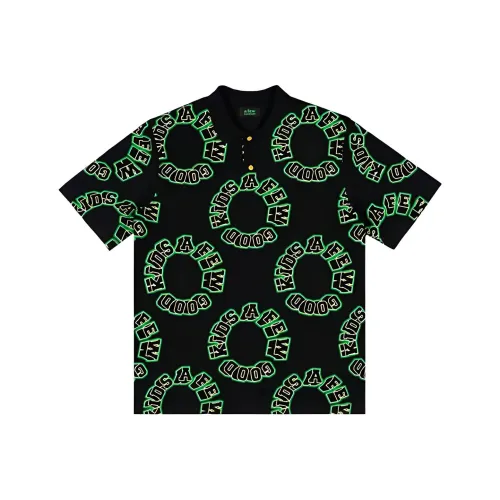 AFGK Черное унисекс-поло