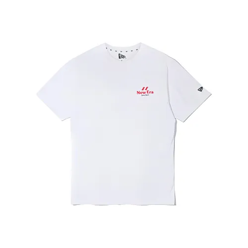 New Era Белый Унисекс Футболка