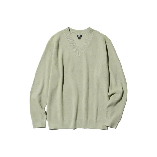 UNIQLO Трикотаж Мужской Grass Зеленый