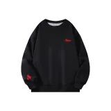 Чёрный (Флисовая подкладка - Красный пламень логотип)