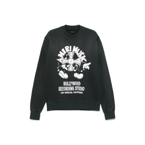 AMIRI SS25 Свитшот Мужской Черный