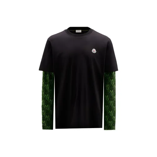 MONCLER Мужские черные T-рубашки