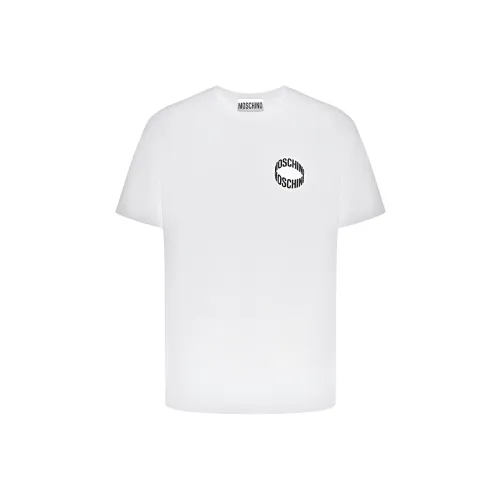 MOSCHINO Белая Мужская T-Рубашка