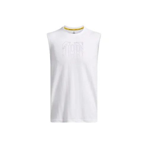 Under Armour Curry Tank Top Мужской Белый