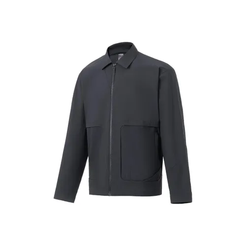 LINING Li Ning x Jackie Chan Co Бренд Kung Fu серия Угольно-черный Мужские куртки