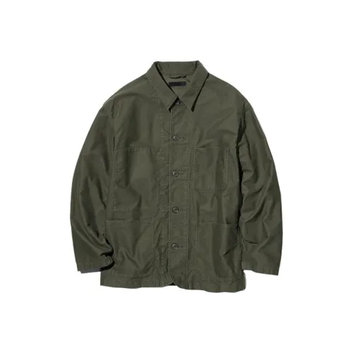 UNIQLO Оливковый Мужской Куртки