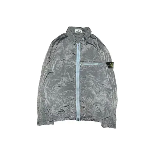 STONE ISLAND STONE ISLAND SS23 Nylon Meta Светло-Синий Мужские Куртки