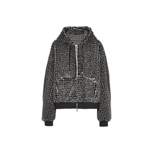 BALMAIN Мужские черные куртки