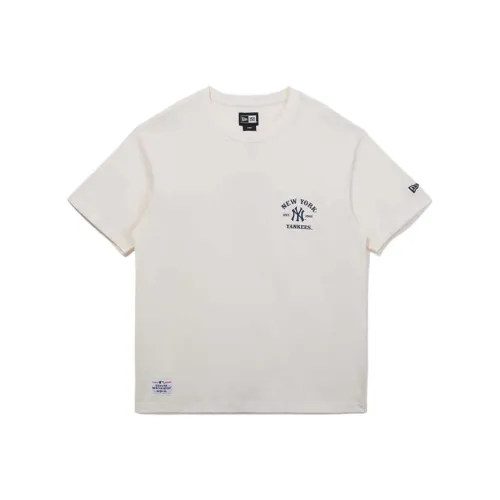 New Era SS25 T-Shirt Унисекс Айвори Белый