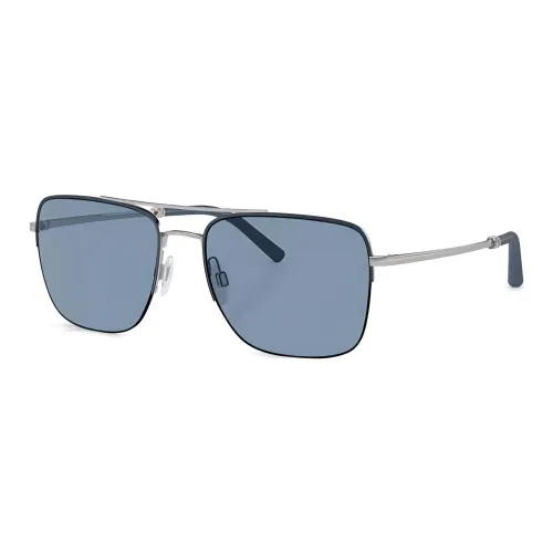 Oliver Peoples Aviator Солнцезащитные очки Мужские Серебряные