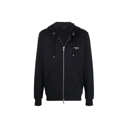 BALMAIN Черные Мужские Свитшоты