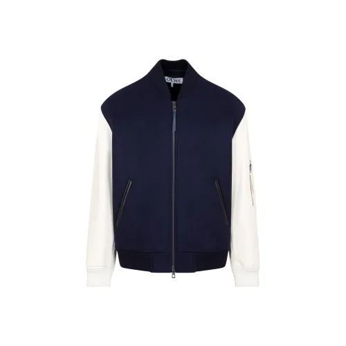 LOEWE FW22 Куртки и Пальто Мужской Синий