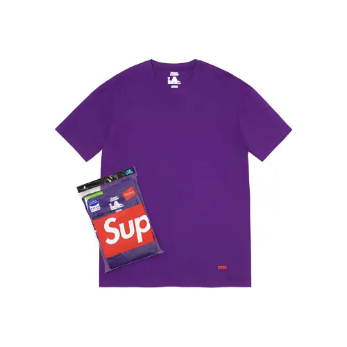 Supreme SS21 Фиолетовый Унисекс Футболка
