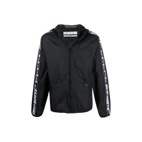 Off Белый SS22 Черный Мужские Куртки
