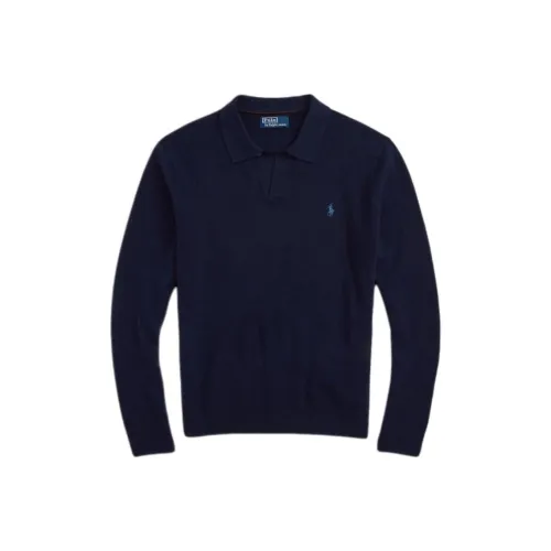 Polo Ralph Lauren FW24 Трикотаж Мужской Темно-синий