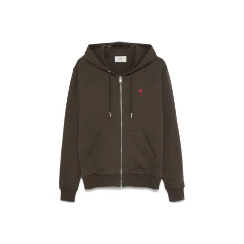 AMIPARIS Толстовка Куртка Унисекс Темно-Кофейный