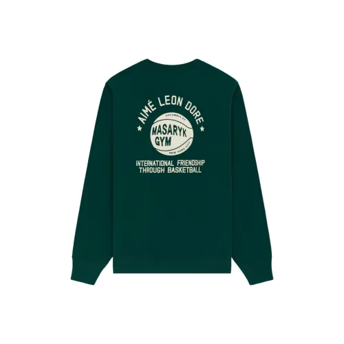 AIME LEON DORE New Balance Co Бренд Зеленый Унисекс Свитшоты