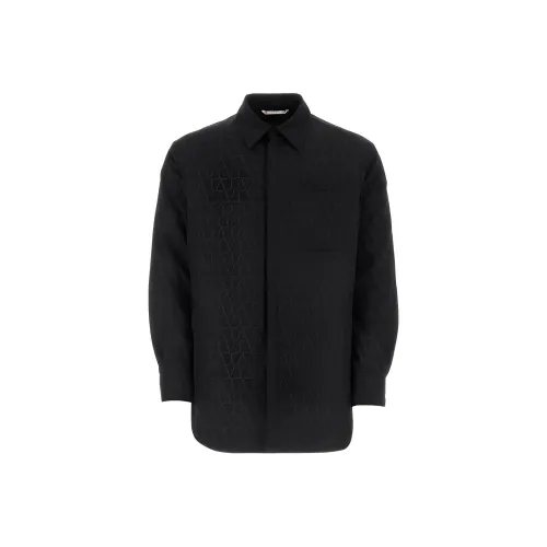 Valentino Мужские Черные Рубашки