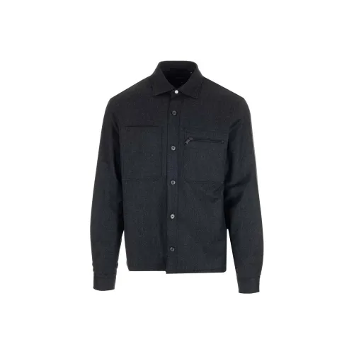 Ermenegildo Zegna Черный Серый Цвет Мужские Куртки