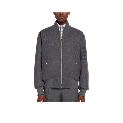 THOM BROWNE Серый Мужской Куртки