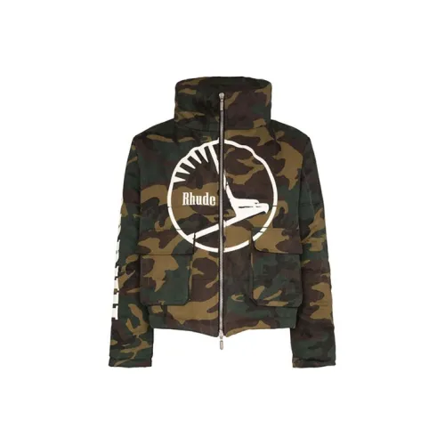 RHUDE Зеленый Мужской Куртки