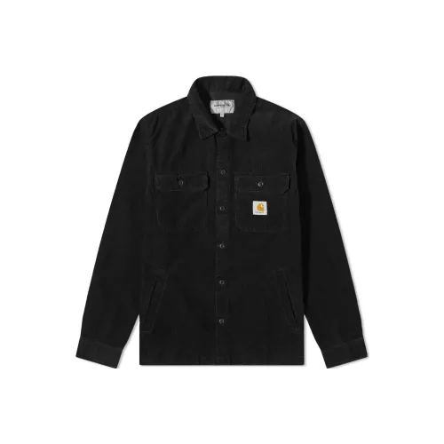 Carhartt WIP Рубашка Куртка Мужская Черная